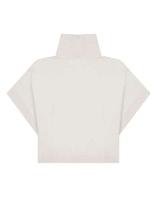 Dior White Luxury Virgin Wool Sweater For