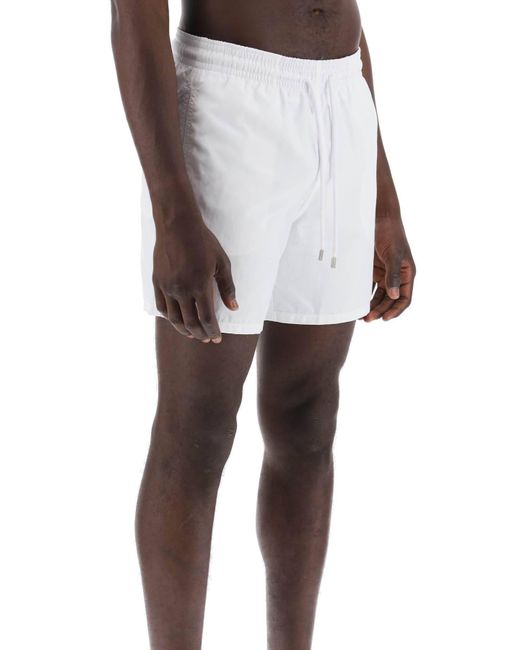 Vilebrequin Moorea Sea Bermuda Shorts in het White