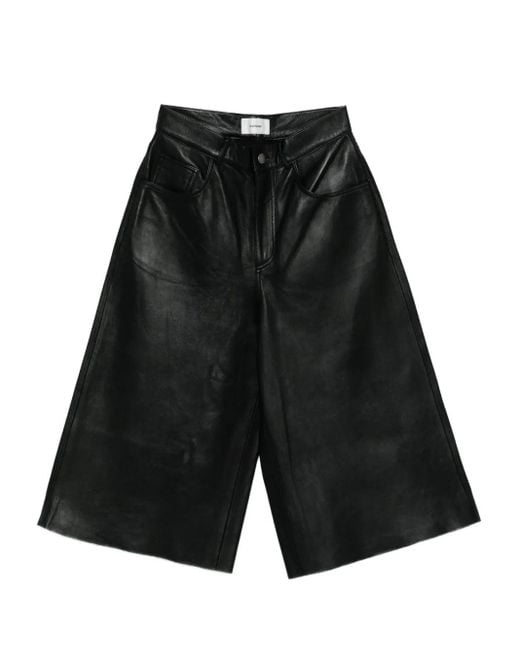 Haikure Black Ledershorts