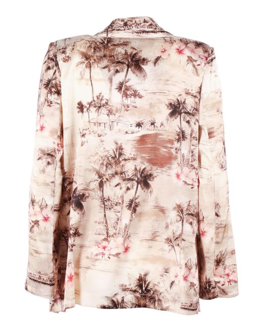 Shirtaporter Pink Blazer Seta