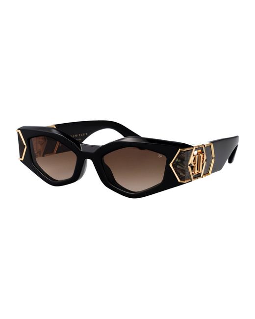 Philipp Plein Brown Sunglasses