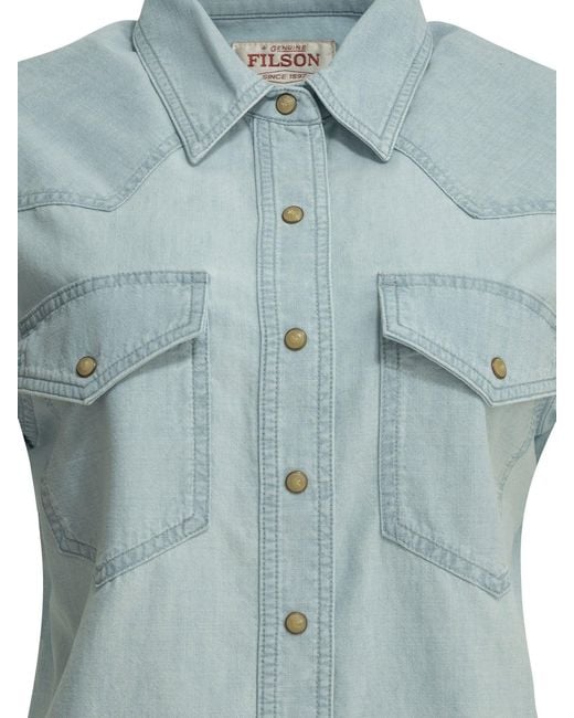 Filson Blue "Western" Casual Shirt