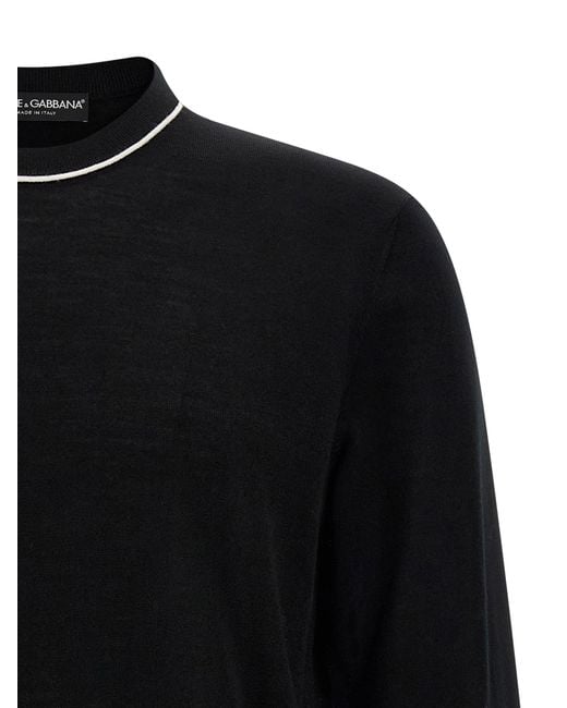 Dolce & Gabbana Borduurwerktrui in het Black voor heren