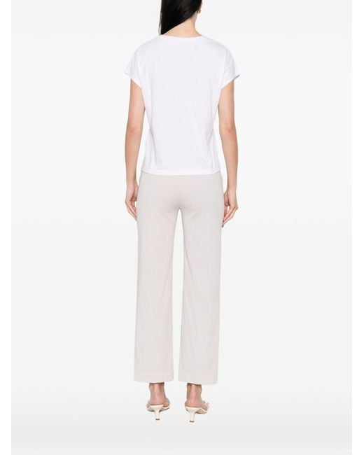 Base London White T-Shirts And Polos Cotton