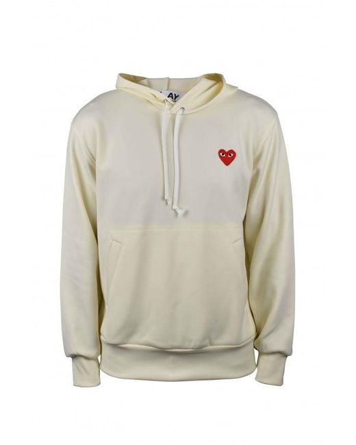 Comme des Garçons Gray Pastel Polyester Sweatshirt With Drawstring Hood for men