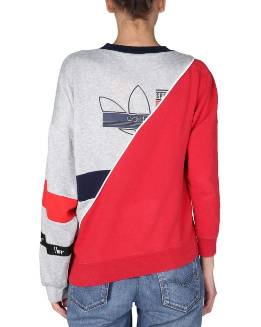 1/OFF Red Remade Wrangle Sweatshirt