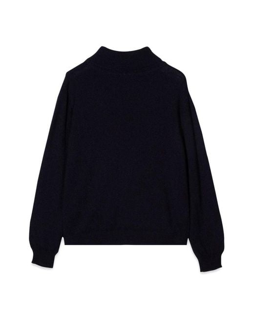 Fay Blue Turtleneck Sweater