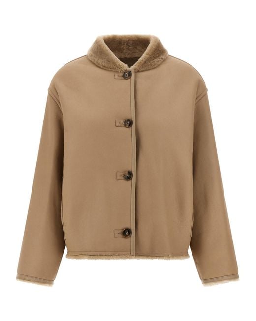 Yves Salomon Natural Reversible Jacke