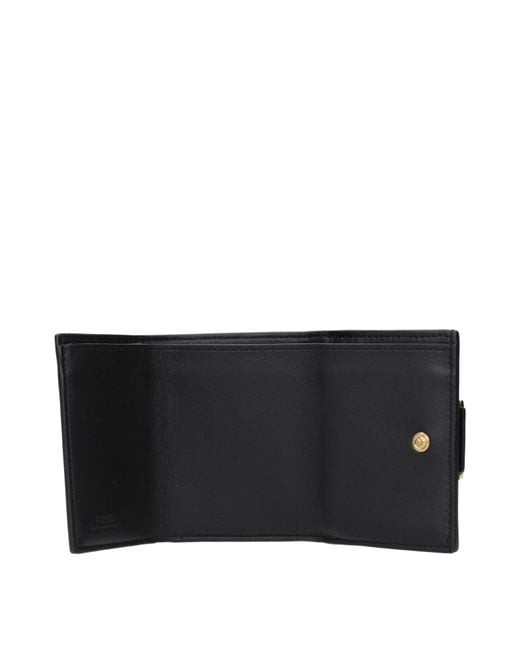 Fendi Black Wallet Leather