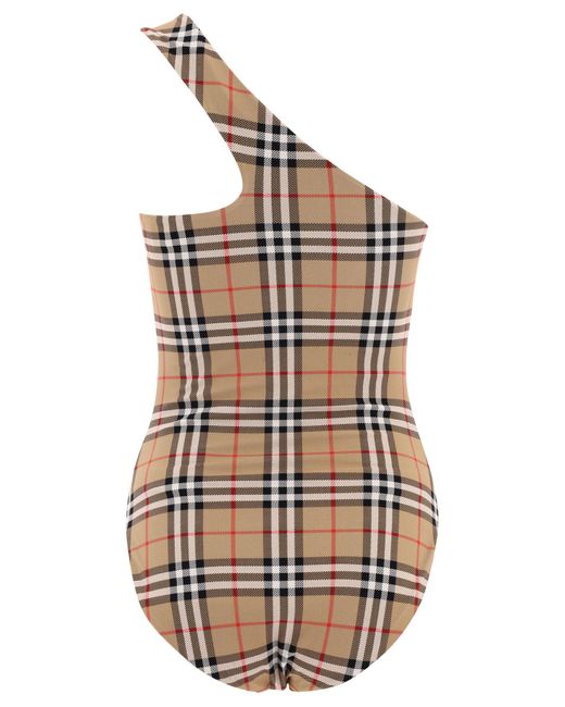 Burberry Multicolor Candace Check Badeanzug
