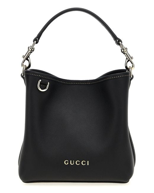 Gucci Mini-handtas Met 'Gg-embleem' in het Black