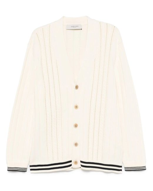 Golden Goose Deluxe Brand Natural Golden M's Braided Knit Cardigan