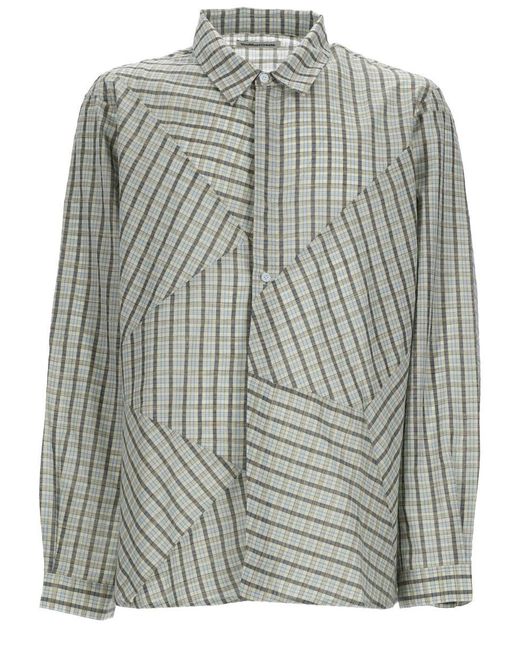 YMC Gray Mini Contemporary Shirt For for men