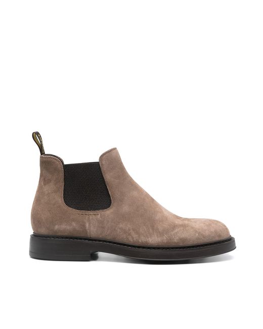 Doucal's Doucal 's Polacchino In Suede Beige in het Brown