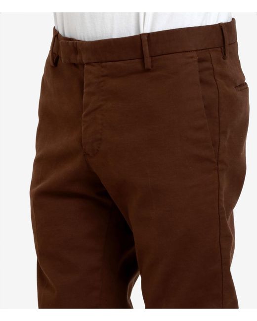 PT Torino Brown Trousers for men