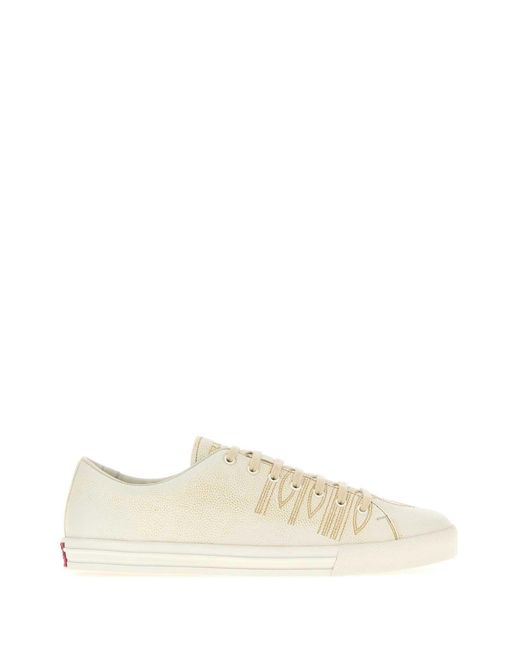 Prada White Leather Sneakers for men