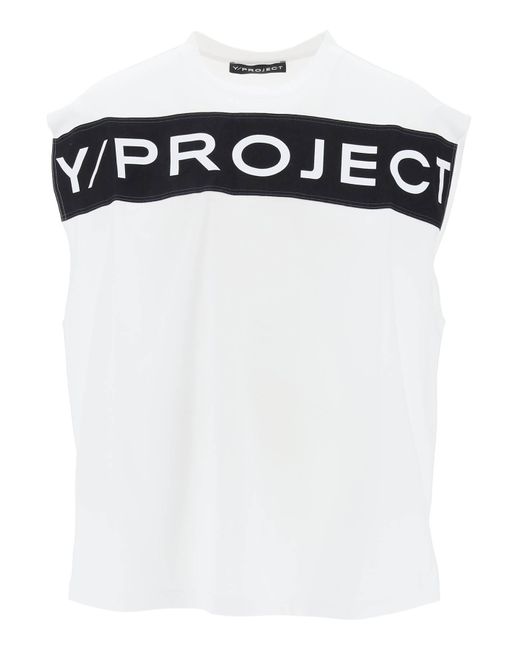 Y Proyecto Camiseta sin mangas con Y. Project de hombre de color Black