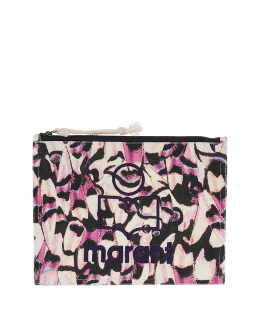 Netia Cotton Pochette di Isabel Marant in White
