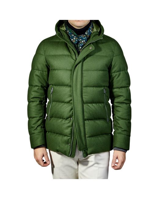 Herno Wool U- Jacket in Green for Men - Lyst