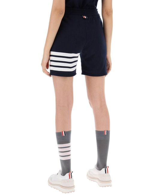 Thom Browne Blue 4 Bar Shorts