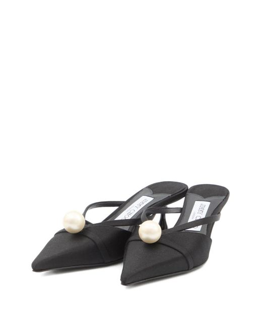 Jimmy Choo Multicolor Sana Mules mit Perlenverzierung 50mm