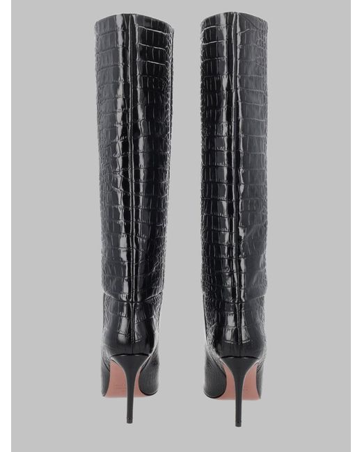 Paris Texas Gray Chic Knee-High Boots