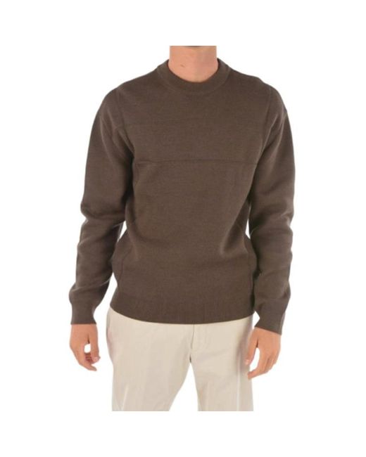Zegna Brown Wool Pullover for men