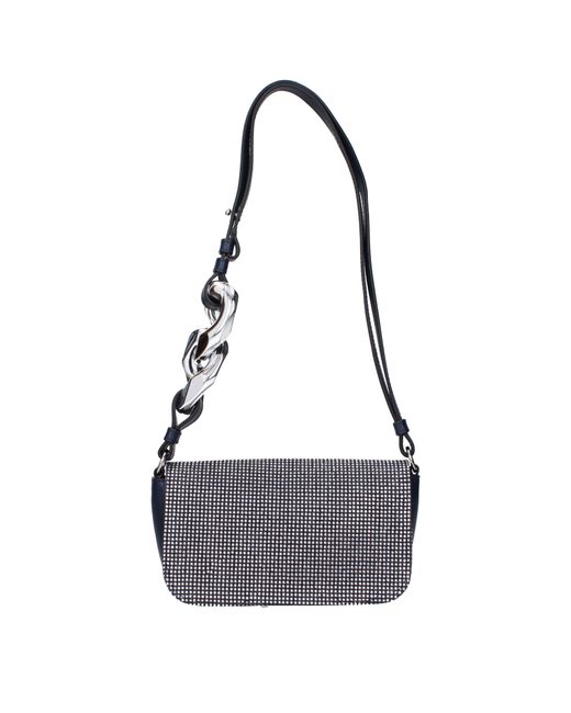 J.W. Anderson Gray Blue Fabric Shoulder Bag