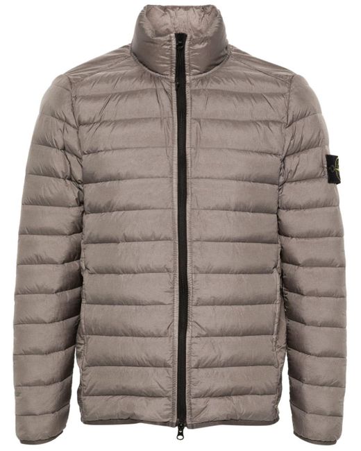 Stone Island Gefütterte Loom Chambers Jacke in Brown für Herren