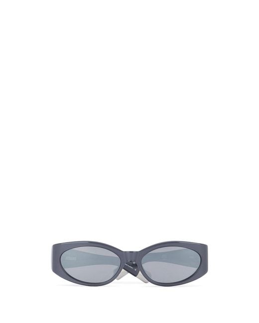Jacquemus Gray Les Lunettes Ovalo for men