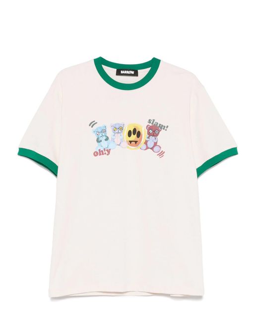 Carlew T Camicie E Polo di Barrow in White da Uomo