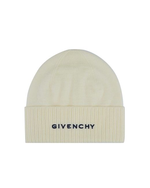 Givenchy Natural Wool Logo Hut