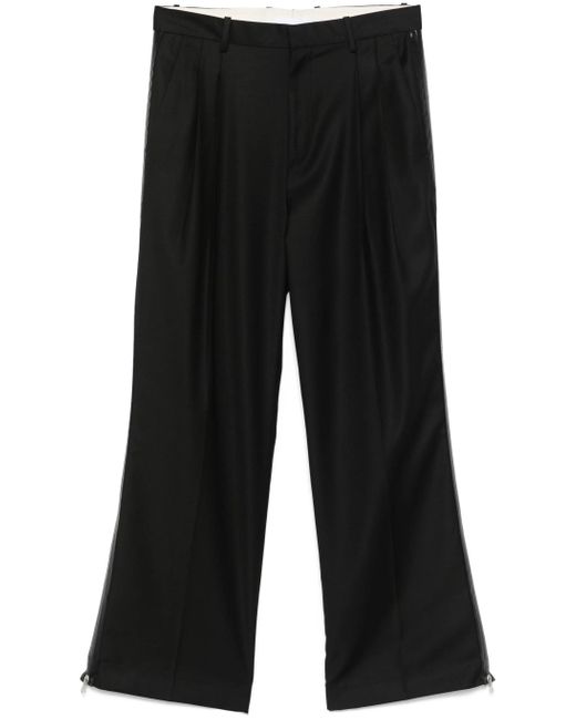 Helmut Lang Plooibroek Met Ritsdetail in het Black voor heren