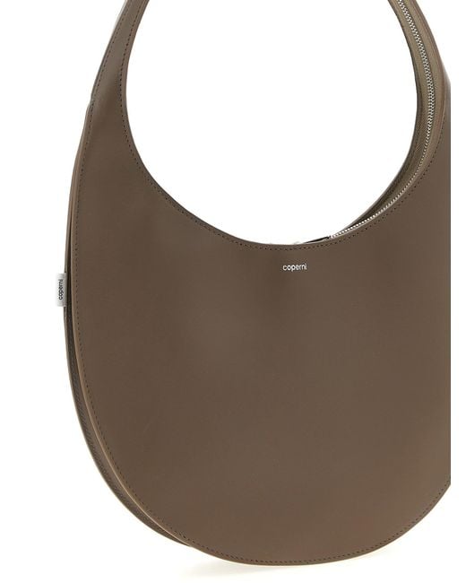 Coperni Brown 'Soft Swipe' Medium Shoulder Bag