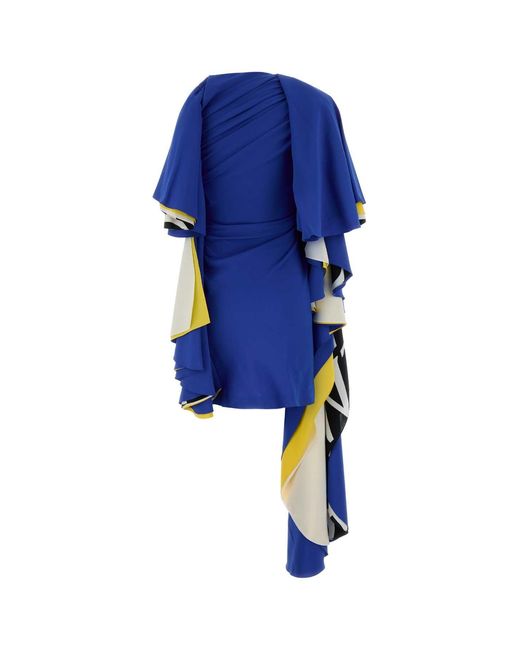 Loewe Blue Cady Dress