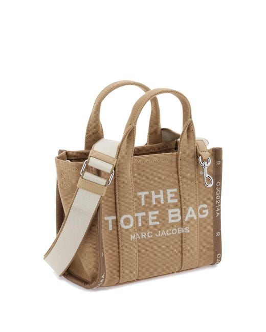 Borsa The Jacquard Small Tote Bag di Marc Jacobs in Metallic