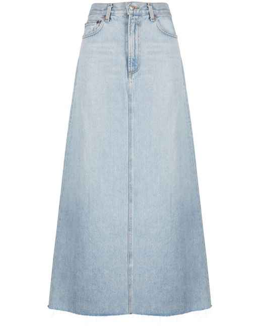 Agolde White Hilla Skirt