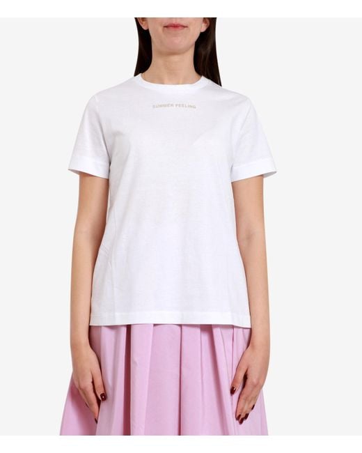 Max Mara White T Shirts And Polos