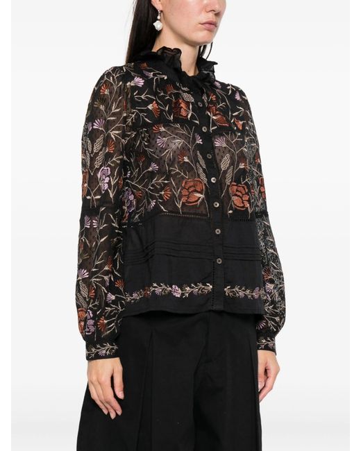 Antik Batik Arima Blouse in het Black