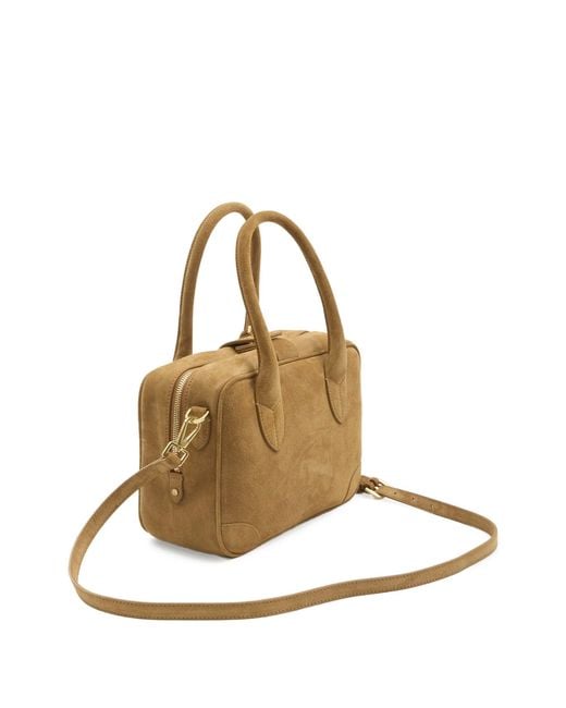 Golden Goose Deluxe Brand Metallic Vita Bag Suede Body Nappa Braided Accessories With Metal Details