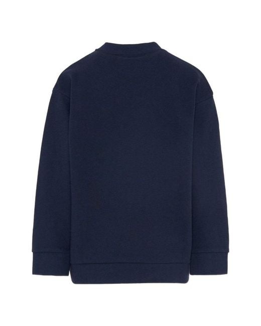Fendi Blue Jersey With Logo