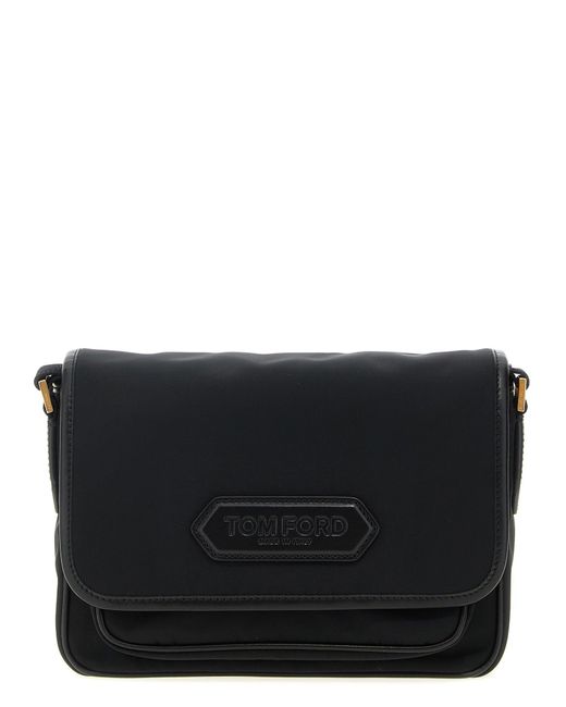 Tom Ford Schulterriemen Mit Lederdetail in Black für Herren