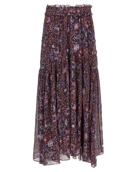 'Besma' falda Isabel Marant de color Purple