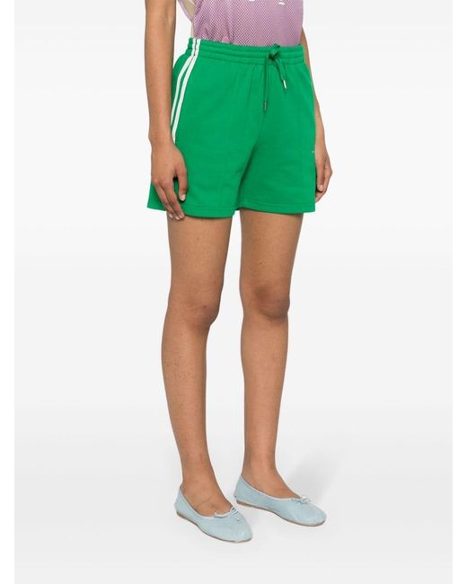 P.A.R.O.S.H. Green Striped Jersey Shorts