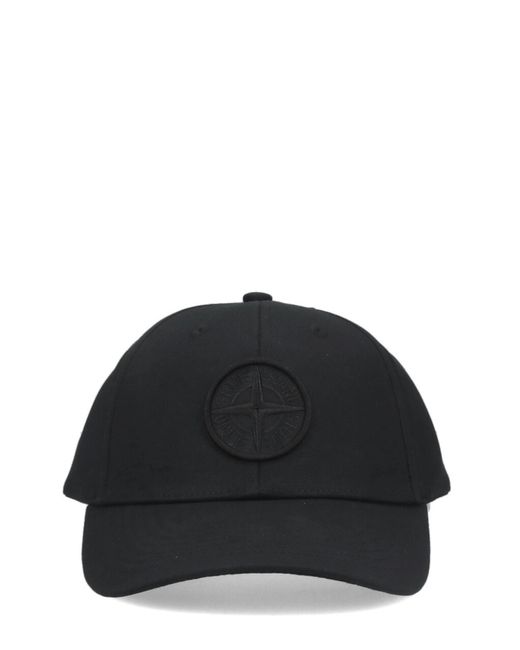 Cappelli Di Nero di Stone Island in Black da Uomo