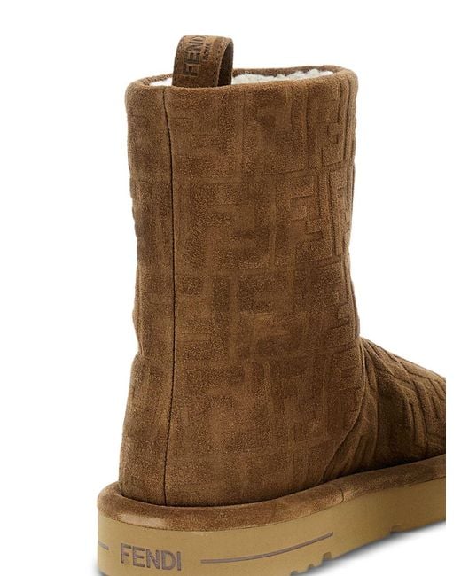 Fendi Brown Apres Chic Boots