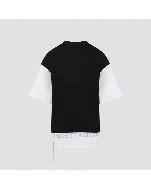 Mastermind Japan Black Vest Layered Ss Tee