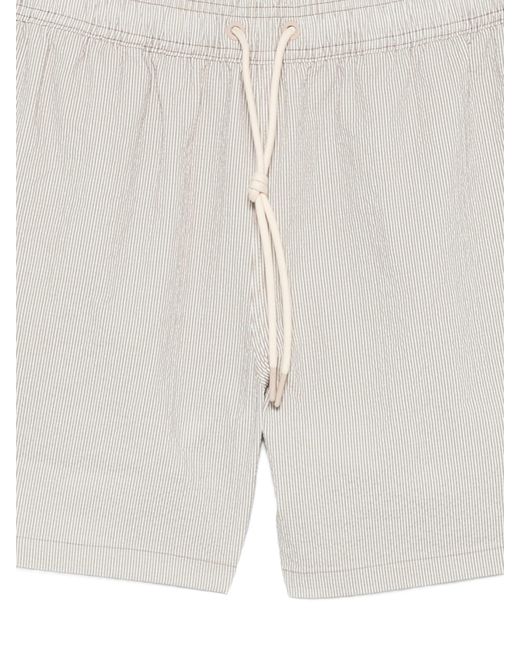 Barbour White Somerset Swim Short