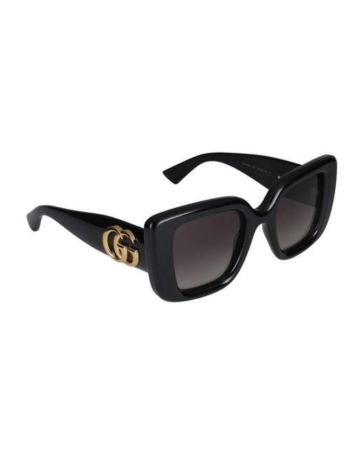 Gucci Black Square Sunglasses