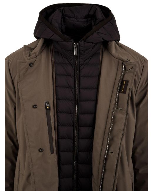 Abrigos de páramo Moorer de hombre de color Brown